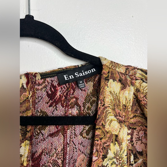 COPY - NWT En Saison Luisa Jacquard A-Line Mini Dress tapestry size medium MSRP… - Picture 4 of 12